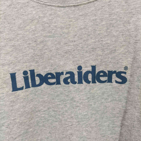 リベレイダース Liberaiders ダメージ加工 フロントプリントスウェット メンズ